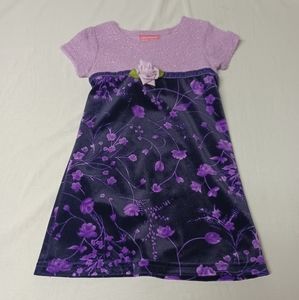 4/$60 Purple Floral Toddler Dress - size 4